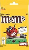 M&M'S PEANUT - Bonbons Chocolat au Lait & Cacahuètes - Grand Format - Lot de 16 x 82g