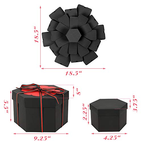 Koogel Explosion Box Set, Luxury DIY Photo Album Box Album Gift Box