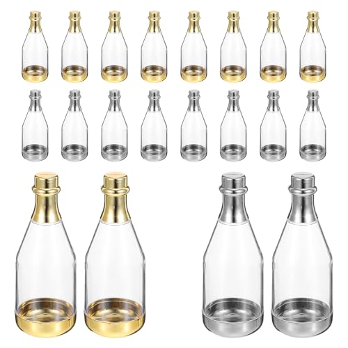 Boîtes à dragées en forme de bouteille, cadeaux invités pour mariage (20 pièces)