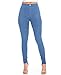 Produktbild JYONE EASTDAMO Frauen-Ausdehnung-hohe Taille dAnne Jeggings dAnne Jeans, BlauLight Blue, M