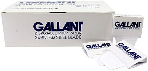 Amazon.com: Gallant Disposable Prep Razors - Box of 50 : Beauty ...