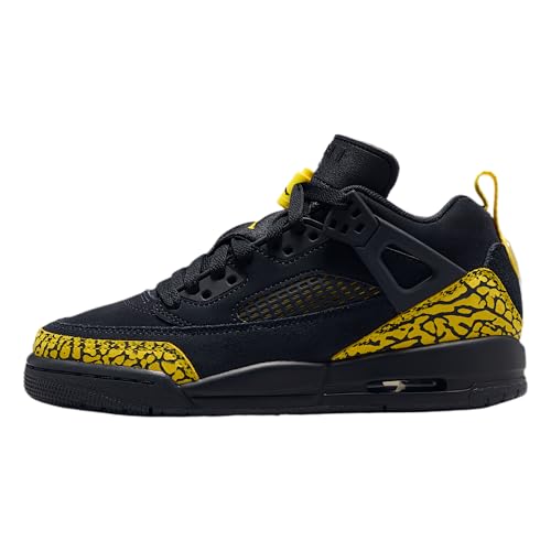 Jordan Spizike Low Big Kids' Shoes (Black/Speed Yellow/Speed Yellow/Black) Size 6