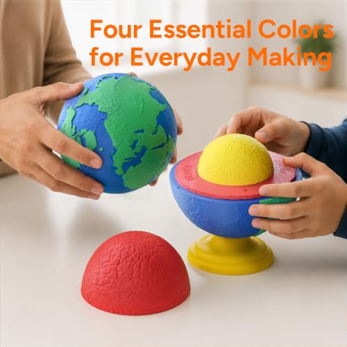 Image of Polymaker Panchroma Matte PLA 3D Printer Filament Bundle 4kg, 1.75mm | High Speed 3D Printing Filament Fits for Most FDM Printers, Lava Red*1+Sapphire Blue*1+Forest Green*1+Sunshine Yellow*1