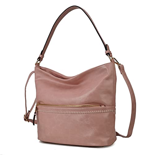 Image of MKF Collection Shoulder Bag for women Vegan Leather Hobo Bag Crossbody Bag purse by Mia K