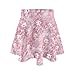 TOADDMOS Axolotl Girls Skort Tennis Athletic Skirts Kids Flowy Skort with Pocket 2 in 1 Skirt with Built-in Shorts Cherry Blossom Fashion Elastic High Waisted Tennis Skirt with 2 Pockets