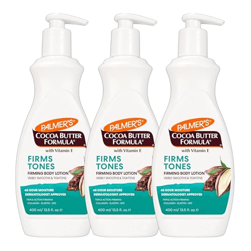 Palmer's Cocoa Butter Formula Skin Firming Body Lotion, Toning & Tightening Cream with Q10, Collagen & Elastin, Pump Bottle, 400ml | Click 'Customise Now' to Make Your Bulk Buy
