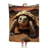 Dozrmey Kuscheldecke Flauschige 150x200 Tier SchildkröTe, Mikrofaser Couchdecke Plüsch Decke Für Kinder Erwachsene, Weiche Flanell Wohndecke für Zimmer Deko Sofaüberwurf, 150 x 200 cm C1