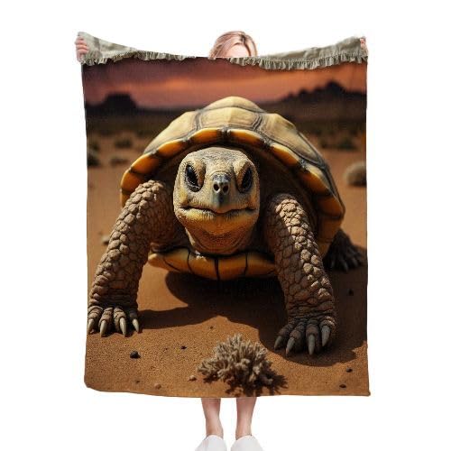 Dozrmey Kuscheldecke Flauschige 150x200 Tier SchildkröTe, Mikrofaser Couchdecke Plüsch Decke Für Kinder Erwachsene, Weiche Flanell Wohndecke für Zimmer Deko Sofaüberwurf, 150 x 200 cm C1