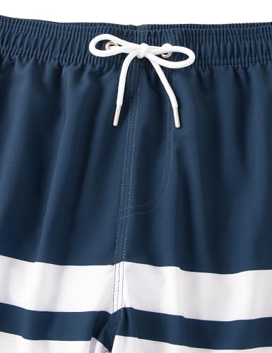 Image of BOJIN Mens Swim Trunks 9 inch Quick Dry Stretch Swim Shorts Mesh Lining Bathing Suits Swimwear Beach Shorts with Pockets