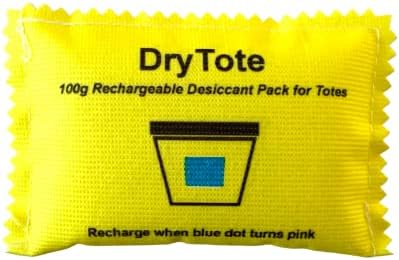 100g Rechargeable Desiccant Pack - Moisture Absorbing Bag - Desiccant Dehumidifier for Storage Bins and Totes …