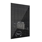 VALE Balkonkraftwerk Bifazial 450 Wp Full Black - Marstek-M2-800 Wechselrichter...