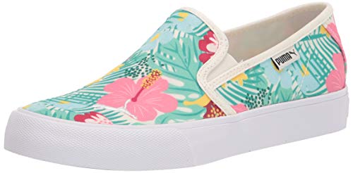 Image of PUMA Women's Bari Slip on Sneaker, Green, 9.5