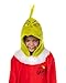 Dr. Seuss The Grinch Union Suit Big Kids Santa Claus Costume Kigurumi One Piece Hooded Pajama (6/7) Green