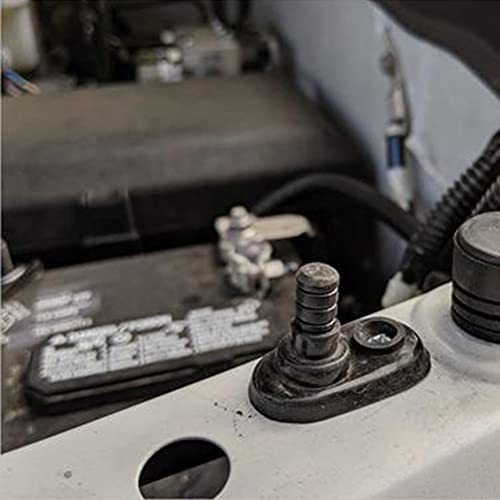 2Pcs Waterproof Dustproof Door Jamb Flange Light Hood Mount Pin Switch Nickel Plated Rubber Boot Door Alarm Universal Car Truck Boat 20A 12Vdc Replacement Parts #TOP5