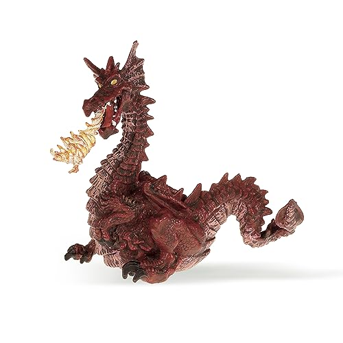 Papo - 39016 - Figurine - Dragon Rouge avec Flamme