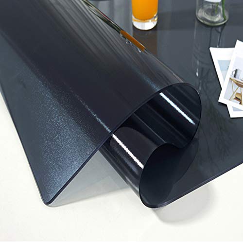 Nappe transparente de table basse pour protéger le bois du salon