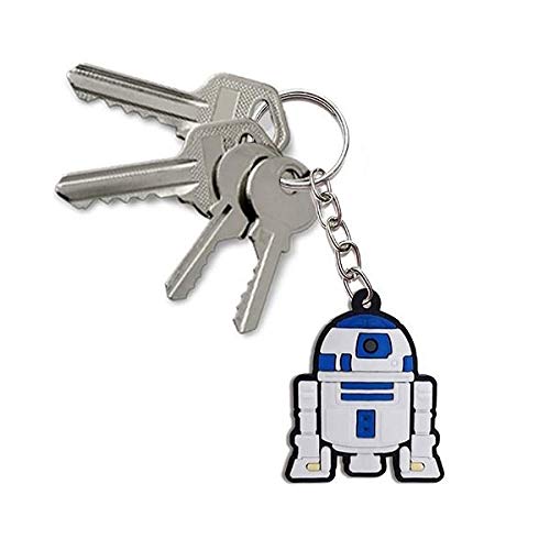 Chaveiro emborrachado cute Droide R2d2