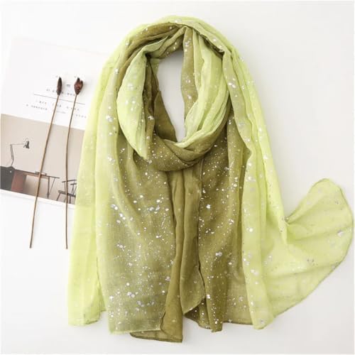 Fashion Glitter Shiny Dot Viscose Shawl Scarf Lady Wrap Gradient Pashmina Stole Muslim Hijab 180 * 90Cm4