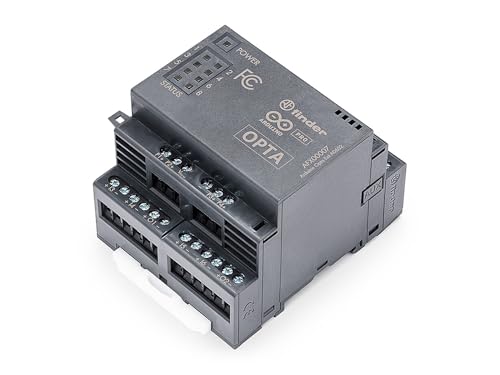 Arduino Pro Opta EXT A0602 [AFX00007] - Módulo de expansión analógico para micro PLC, 6 entradas programables, 2 salidas, 4 canales PWM, listo para IoT y automatización, compatible con Arduino Cloud y