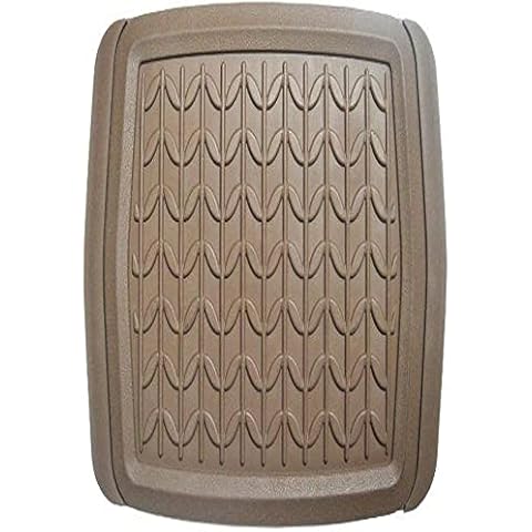 Mimax 19-4103 410 Series Tan Extreme Rear Rubber Mat - 1 Piece Cover