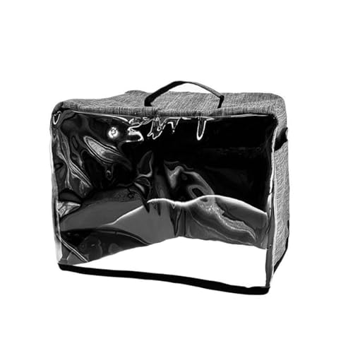 HLIWS 1 Funda Tostadora - 35x35x25 Cm,Cubierta Antipolvo, Tela Oxford, Gris, Resistente Al Agua Y A La Polvo, Cubierta para Tostadora, para La Mayoría De Los Pequeños Electrodomésticos