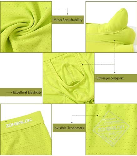 Men's Elephant Trunk Design Dual Pouch Underwear Bulge Boxer Briefs Separated Pouch3