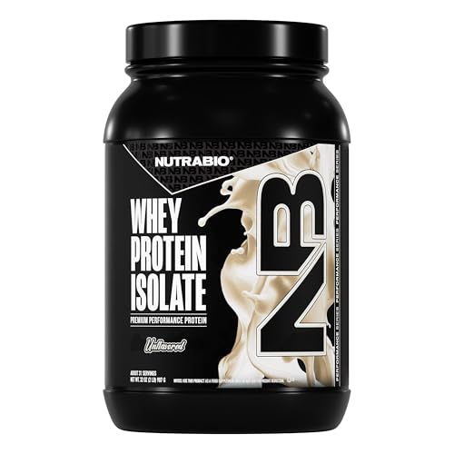 NutraBio Whey Isolate 2 lb Raw Unflavored