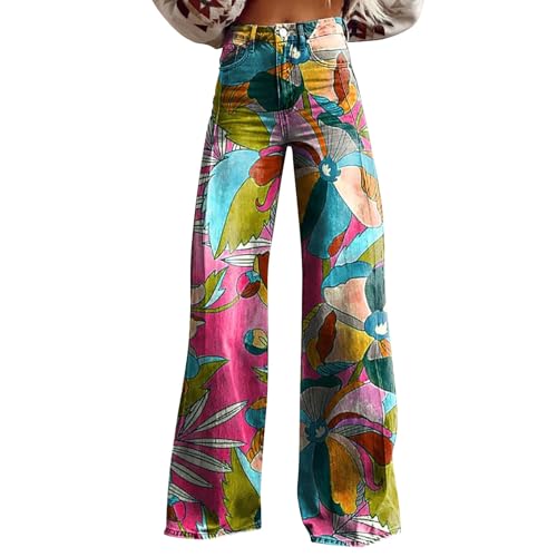 Pantalon plissé paperbag rose pour femme en taille S
