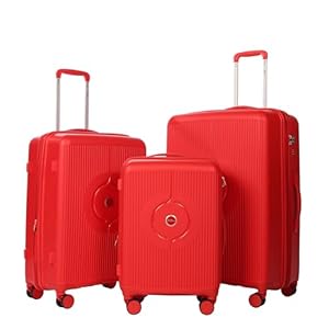 Luggage Sets 3 Piece, Polypropylene Expandable Suitcases with Wheels Hardside Luggage with TSA Locks