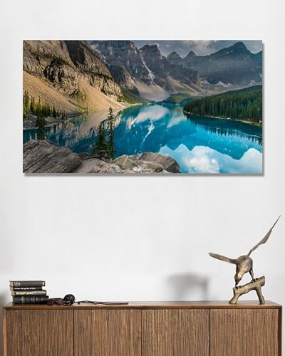 Tableau déco montagne authentique impression sur toile salon