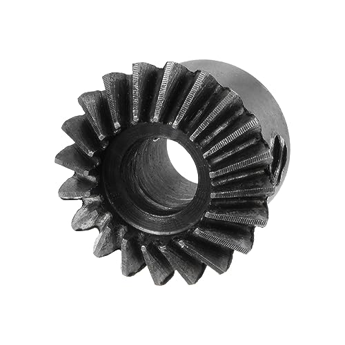 Image of HARFINGTON 2pcs Bevel Gear 1M 20 Teeth 6mm Shaft Hole 1:1 Tapered Bevel Pinion Gear 45# Steel 1 Module 90 Degree Steering Gear, for Hardware Mechanical Rotation