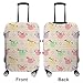 Meaudiwes Fashion Luggage Cover Washable Suitcase Protector Travel Suitcase Covers Fits 26-28 Inch Luggage Sloth Animal Cute Baggage Covers (L)