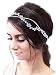 Yean Wedding Hair Vine Headband Silver Rhinestone Crystal Bridal Vine Accessories Wedding Hairstyle for Bride and Bridesmaid - 15.74inches