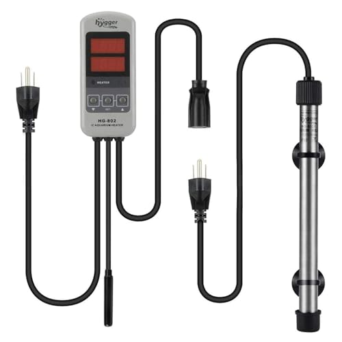 hygger Pinpoint Saltwater Aquarium Heater Digital Temp