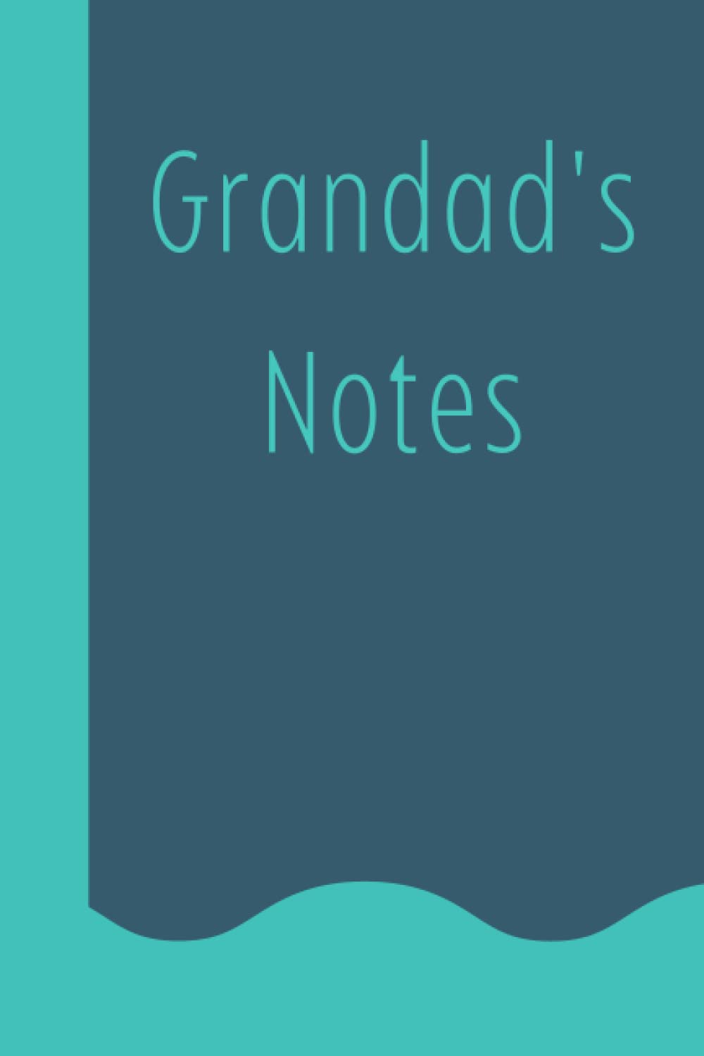 Grandad's Notes Notebook: 6x9 inch Grandad Notebook 120 blank lined pages gift