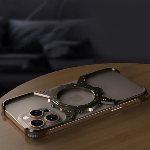 Coque iPhone 14 orange à anneau magnétique idéale pour regarder vos vidéos en mains libres