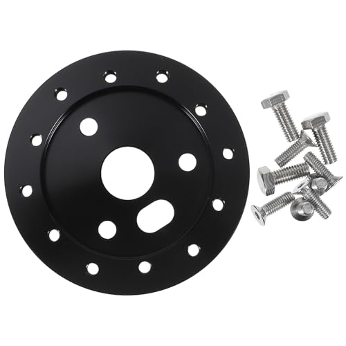 LABRIMP ホール対応ステアリングホイールアダプター 高さ増設 変換スペーサー 車用アクセサリー 簡単取付快適ドライブ