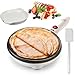 MasterChef Cordless Crepe Maker with FREE Recipe Guide- Non-stick Dipping Plate plus Electric Base and Spatula