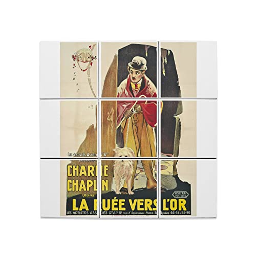 Carreaux Céramique la Ruée Vers l'Or poster rétro cinéma vintage pour fresque murale
