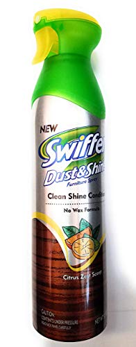 Swiffer Dust & Shine Furniture Spray Citrus Zest, 9.7 oz Spray