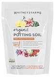 Whitney Farms Organic Potting Soil - Natural Indoor and Outdoor Container Mix...