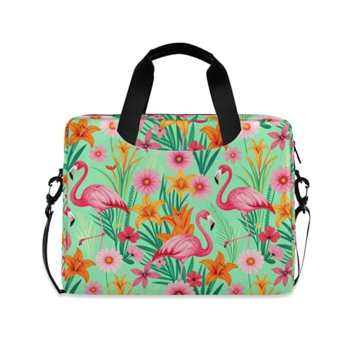 Funda para portátil con asa y correa 15.6 pulgadas verde miniatura 1