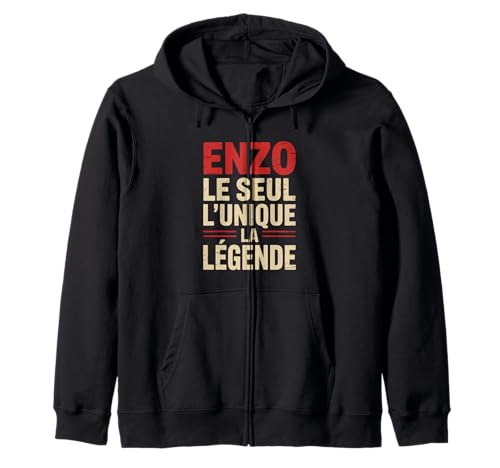 Enzo Homme Humour Idée Cadeau Humoristique Drôle Sweat à Capuche