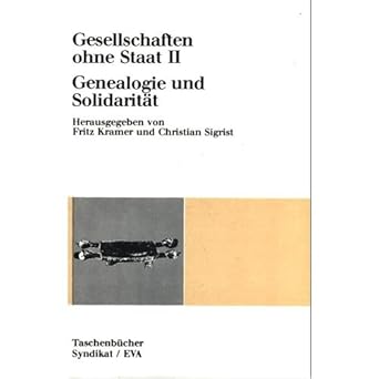 EVA Taschenbücher, Bd.20, Gesellschaften ohne Staat, Genealogie und Solidarität