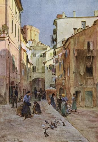 Affiche Toile La Piazza Sestri Levante Tyndale 60x90cm