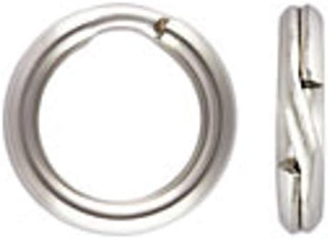 40 Qty. 6.2mm Sterling Silver Split Rings
