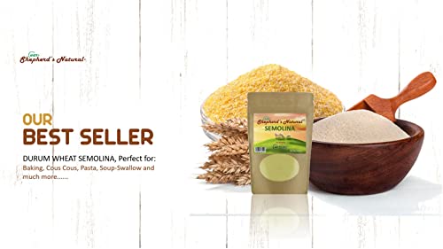 Semolina Flour 5 Lbs. + 1 Lb. Bonus By Shepherd's Natural #TOP3