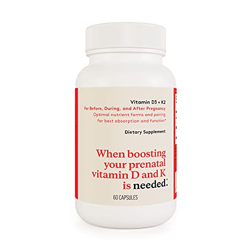 Needed. ExpertlyFormulated Prenatal Vitamin D3/K2 for Fertility