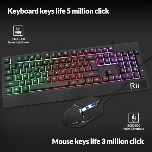 Teclado Gamer RK400-US USB Retroiluminado RGB miniatura 7