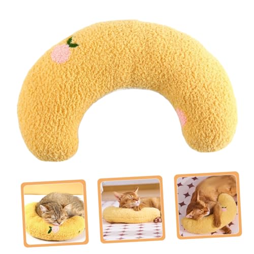 Almohada para gatos pequeña cojín lavable para cuello de gatitos 5
